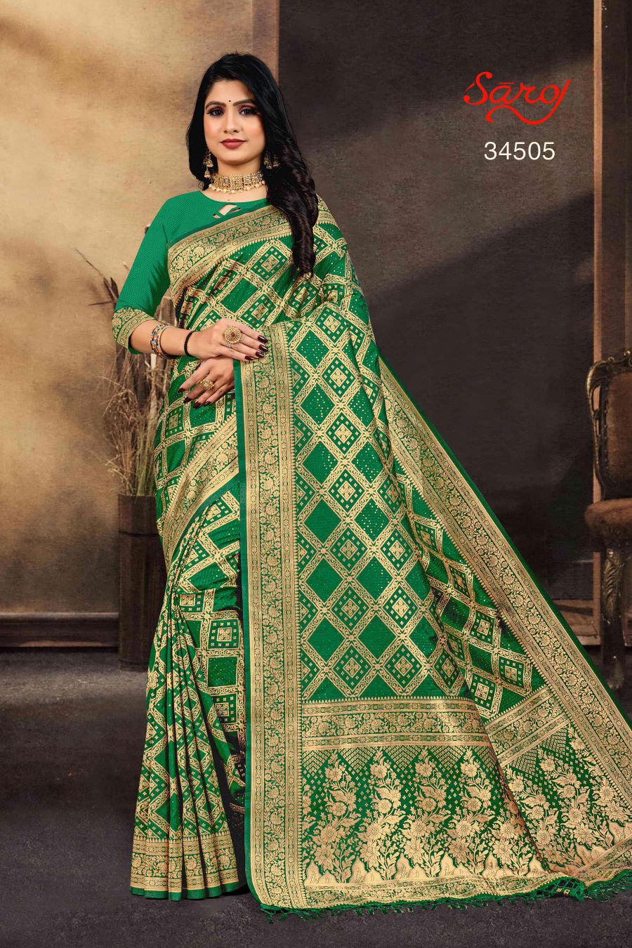 Kora Silk Vol 2 By Saroj Party Wear Sarees Catalog
